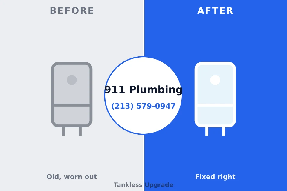Before and after: plumbing repair Monticello, GA
